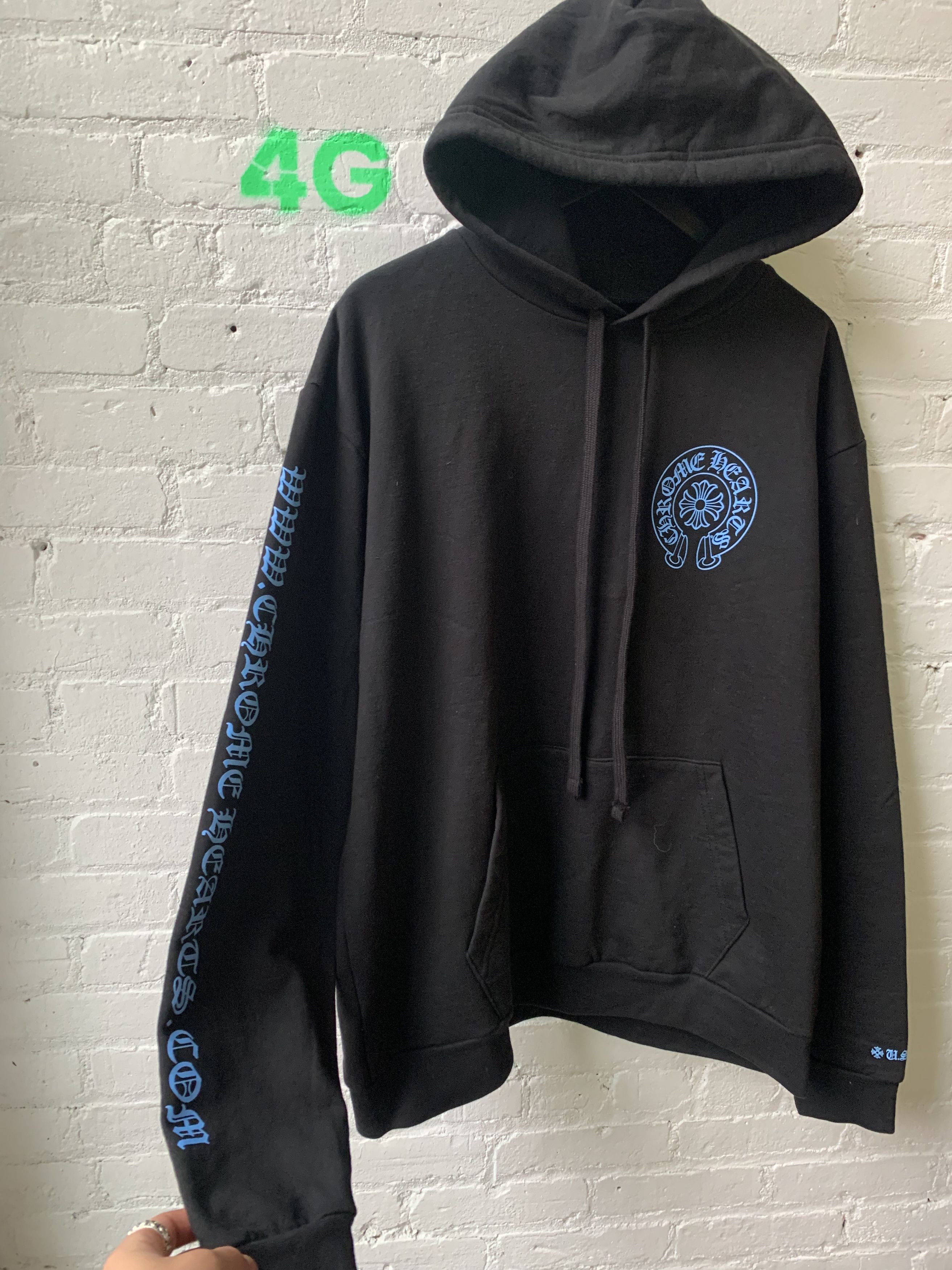 Chrome Hearts Chrome Hearts online exclusive spell out hoodie Size US L / EU 52-54 / 3 - 2 Thumbnail