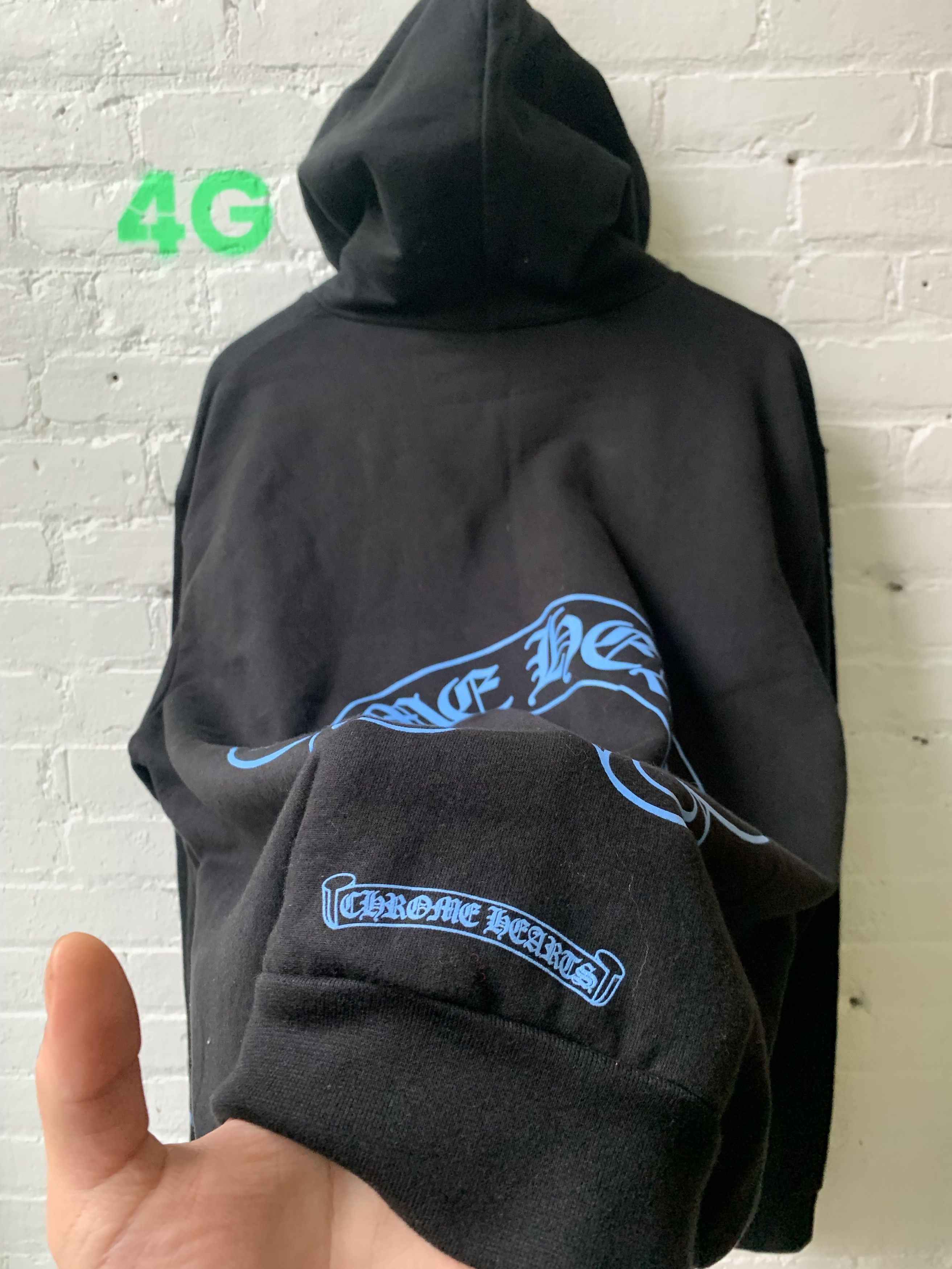 Chrome Hearts Chrome Hearts online exclusive spell out hoodie Size US L / EU 52-54 / 3 - 6 Thumbnail