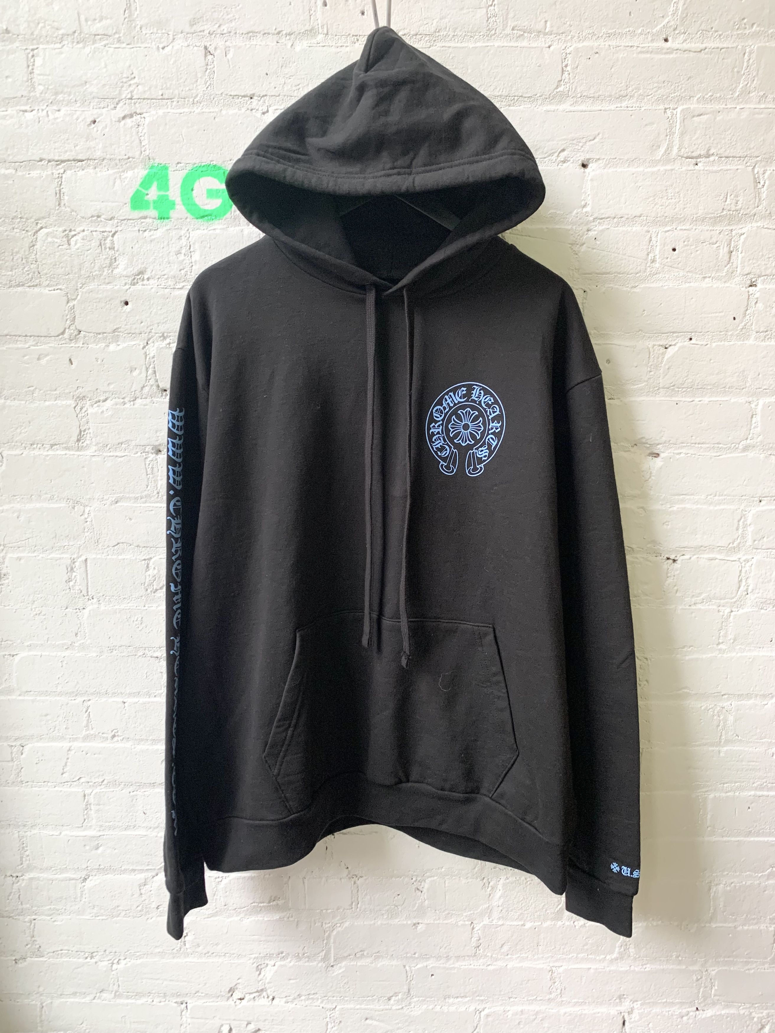 Chrome Hearts Chrome Hearts online exclusive spell out hoodie Size US L / EU 52-54 / 3 - 1 Thumbnail