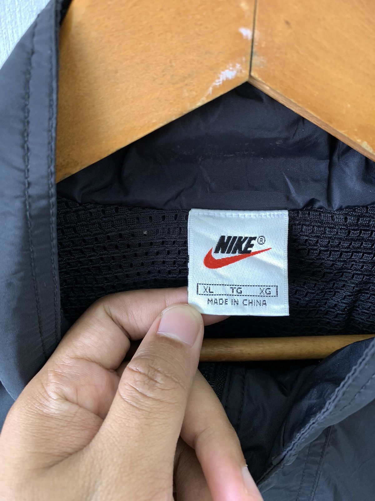 Nike × Vintage Vintage 90s Nike Basketball Jacket Size US XL / EU 56 / 4 - 3 Thumbnail