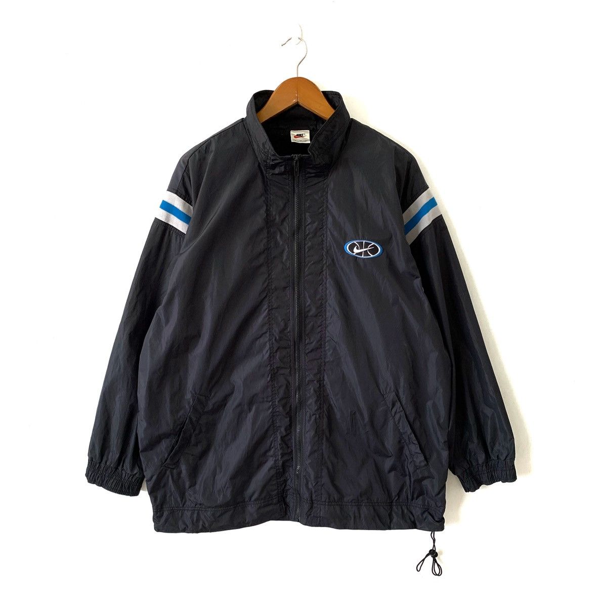 Nike × Vintage Vintage 90s Nike Basketball Jacket Size US XL / EU 56 / 4 - 1 Thumbnail