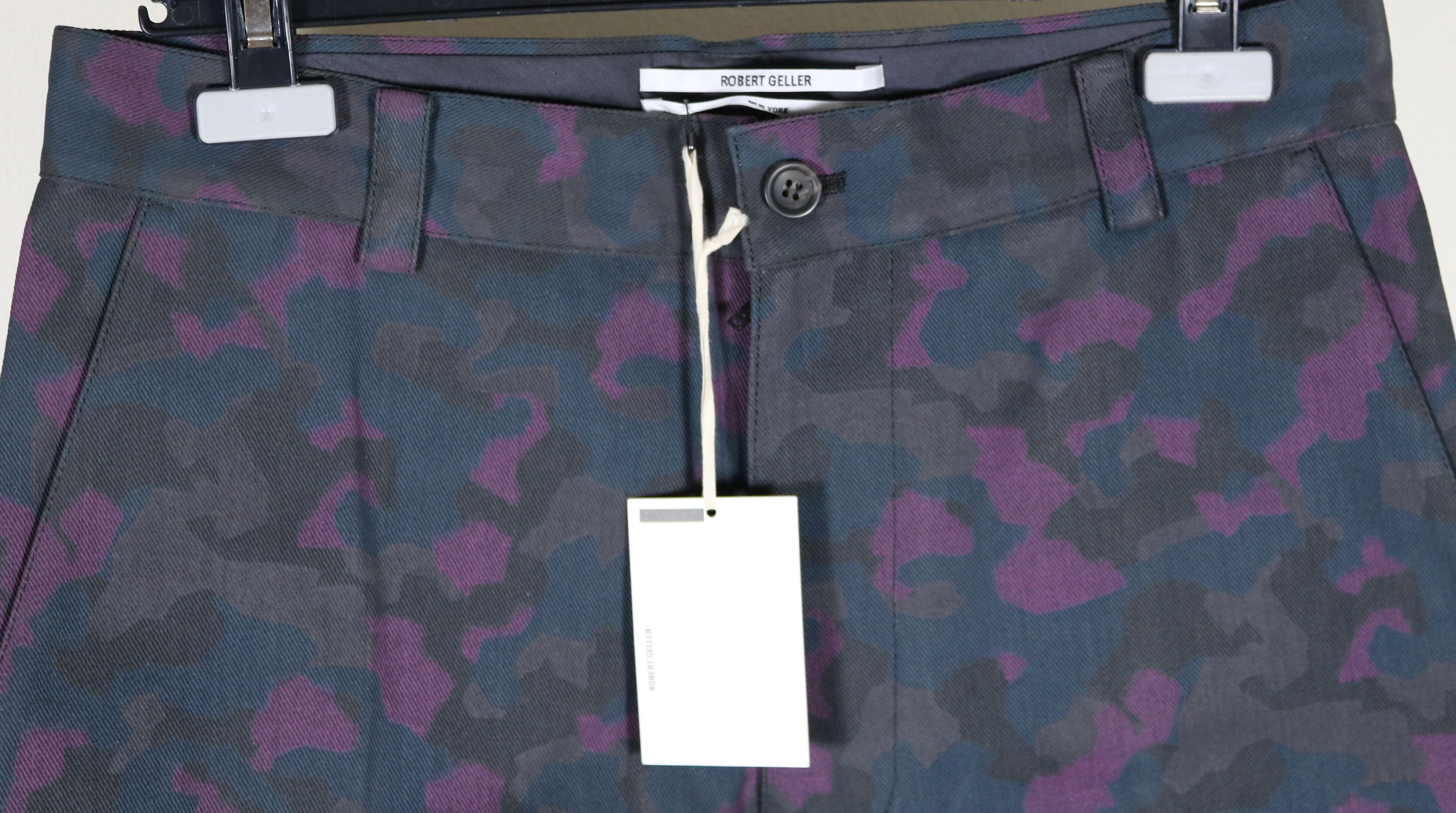 Robert Geller Robert Geller Waxed Cotton Camo Suit Size 48 Size 38R - 5 Thumbnail