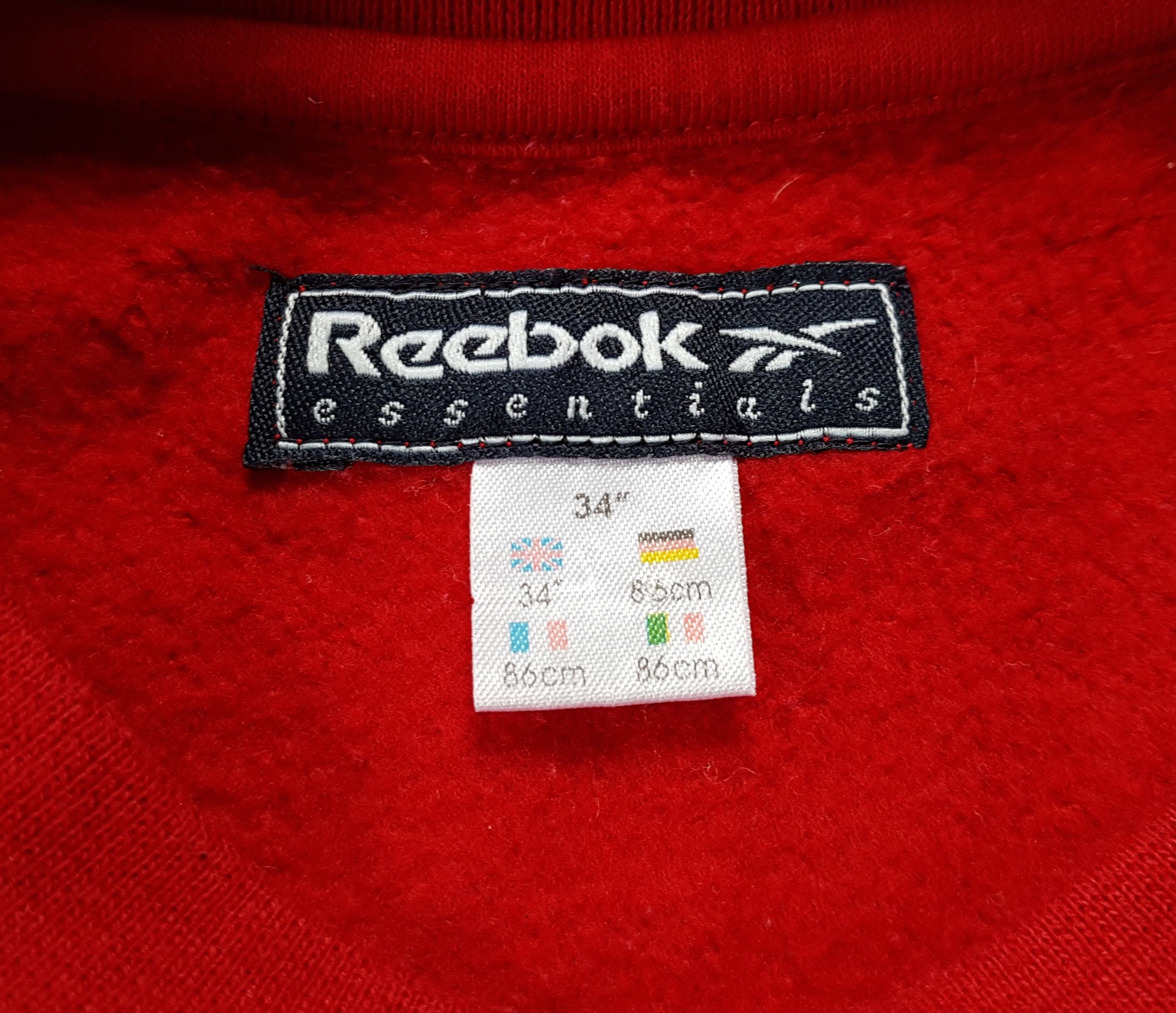 Reebok Reebok Y2K Vintage Big Logo Sweatshirt Pullover Size US XS / EU 42 / 0 - 7 Thumbnail