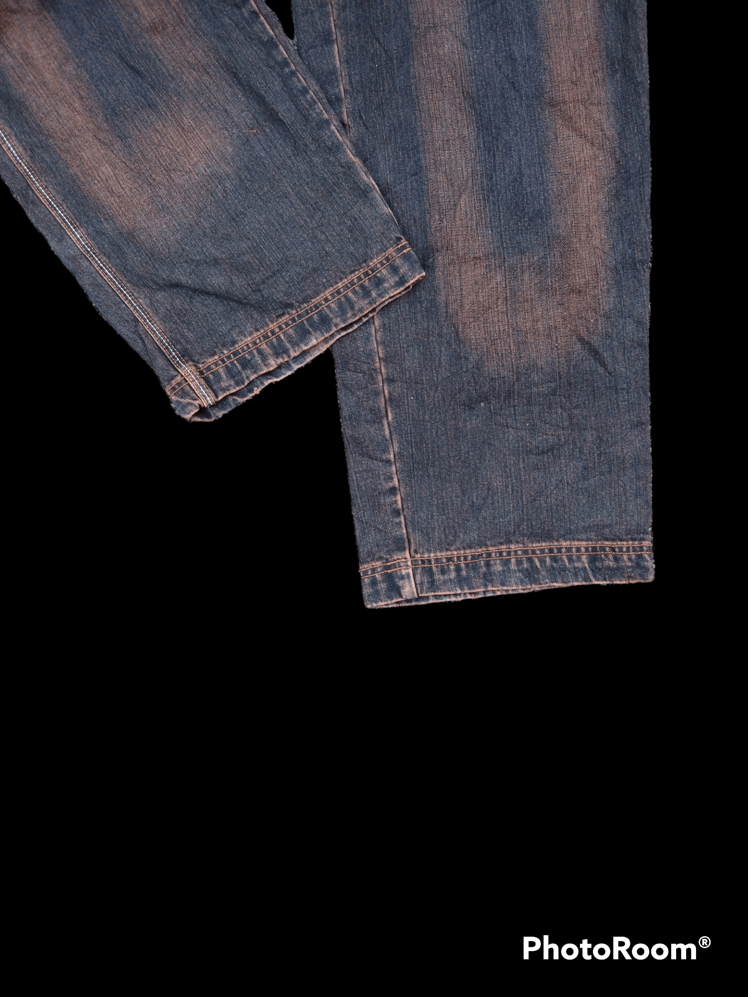 Japanese Brand BAGGY🔥DISTRESSED RUSTY BARE FOX DENIM PANTS Size US 36 / EU 52 - 6 Thumbnail