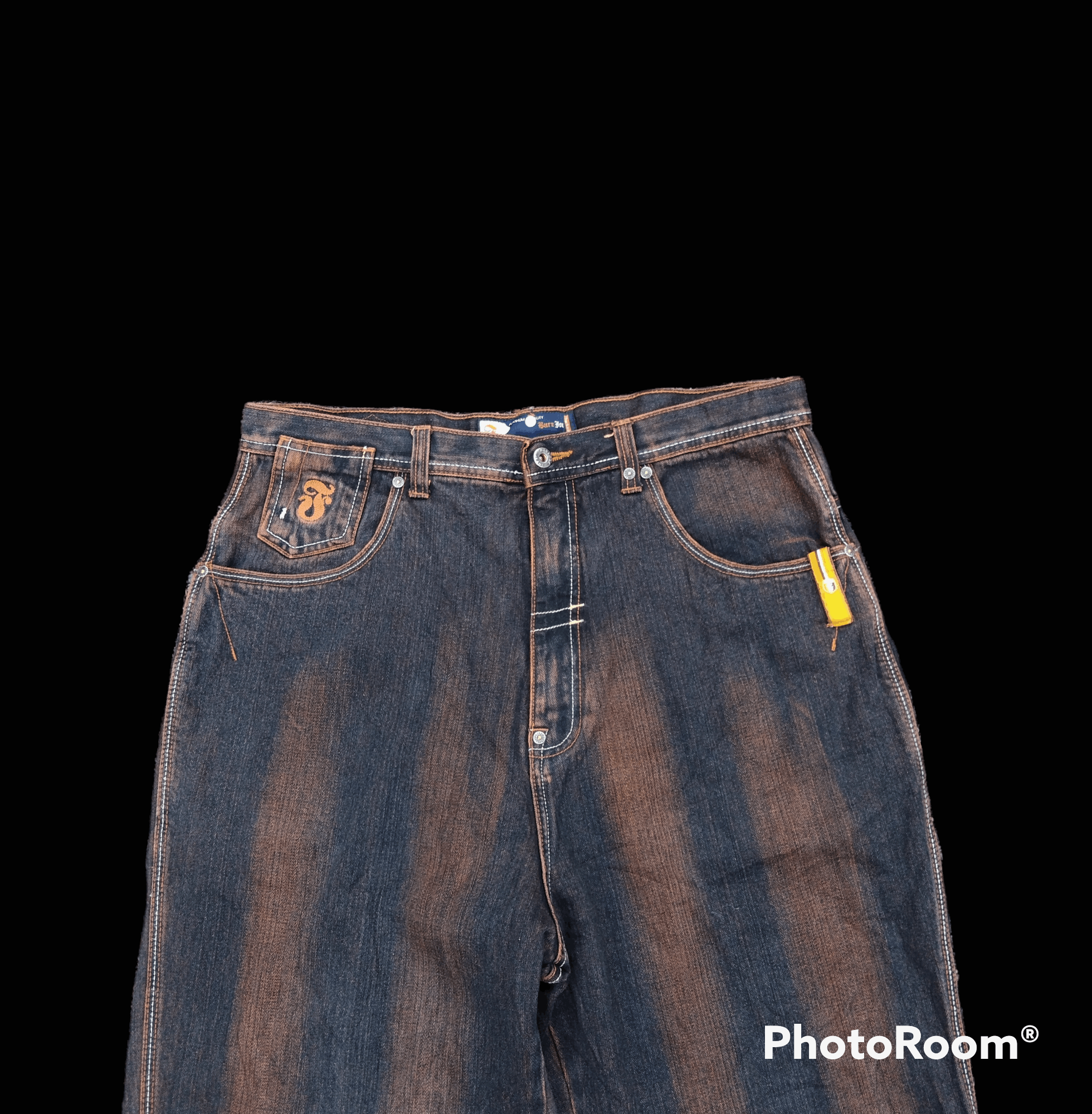 Japanese Brand BAGGY🔥DISTRESSED RUSTY BARE FOX DENIM PANTS Size US 36 / EU 52 - 3 Thumbnail