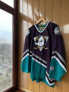 Mitchell & Ness NHL Practice Day Button Front Jersey Anaheim Ducks