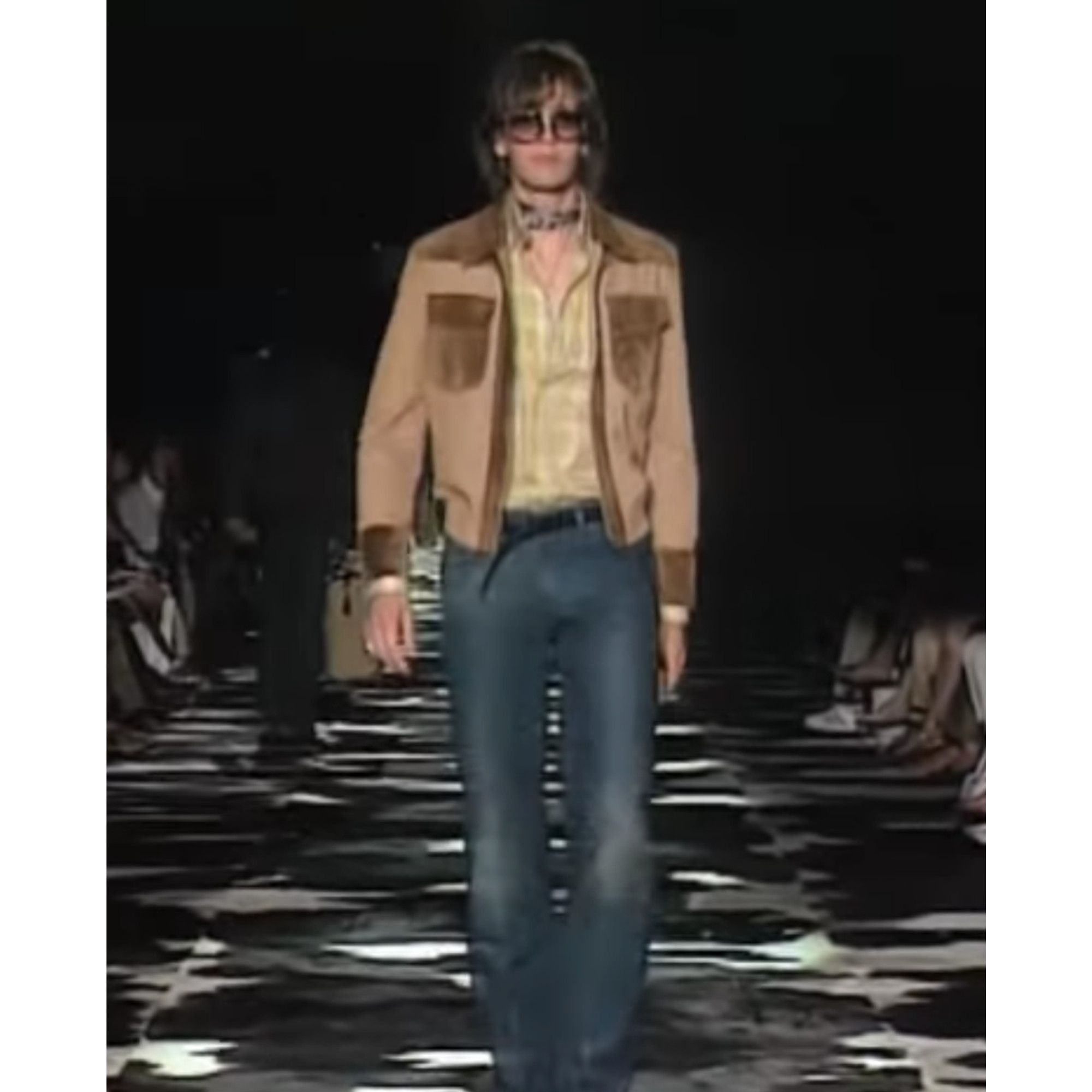 Gucci Gucci by Tom Ford SS04 Suede Western Jacket Size US M / EU 48-50 / 2 - 9 Thumbnail