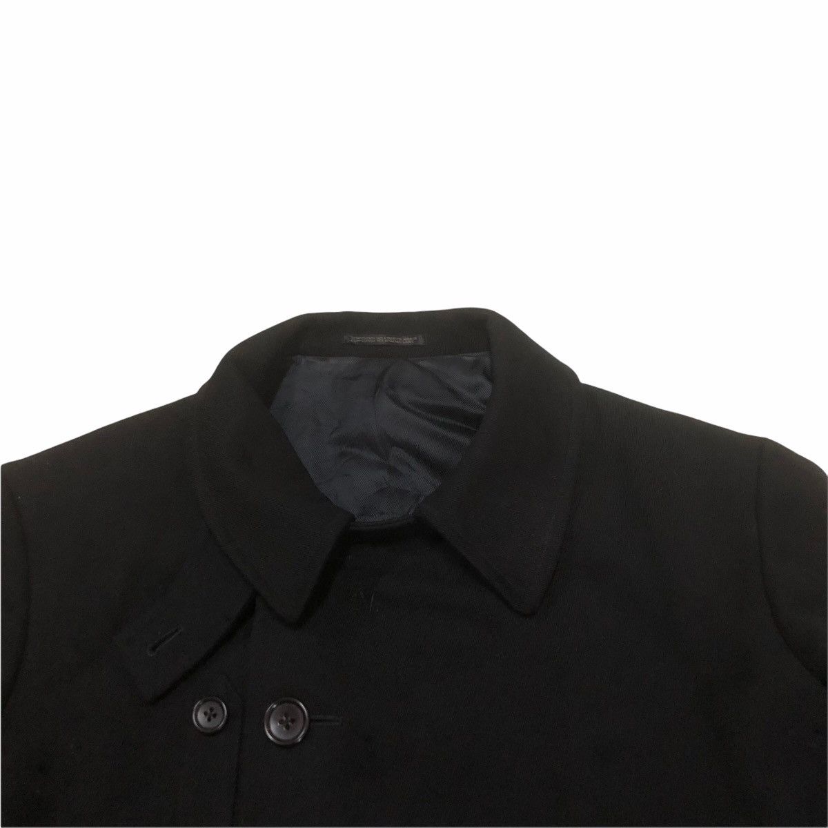 Yohji Yamamoto Vintage Yohji Yamamoto Japanese Brand Black Heavy Coat Size US M / EU 48-50 / 2 - 7 Thumbnail