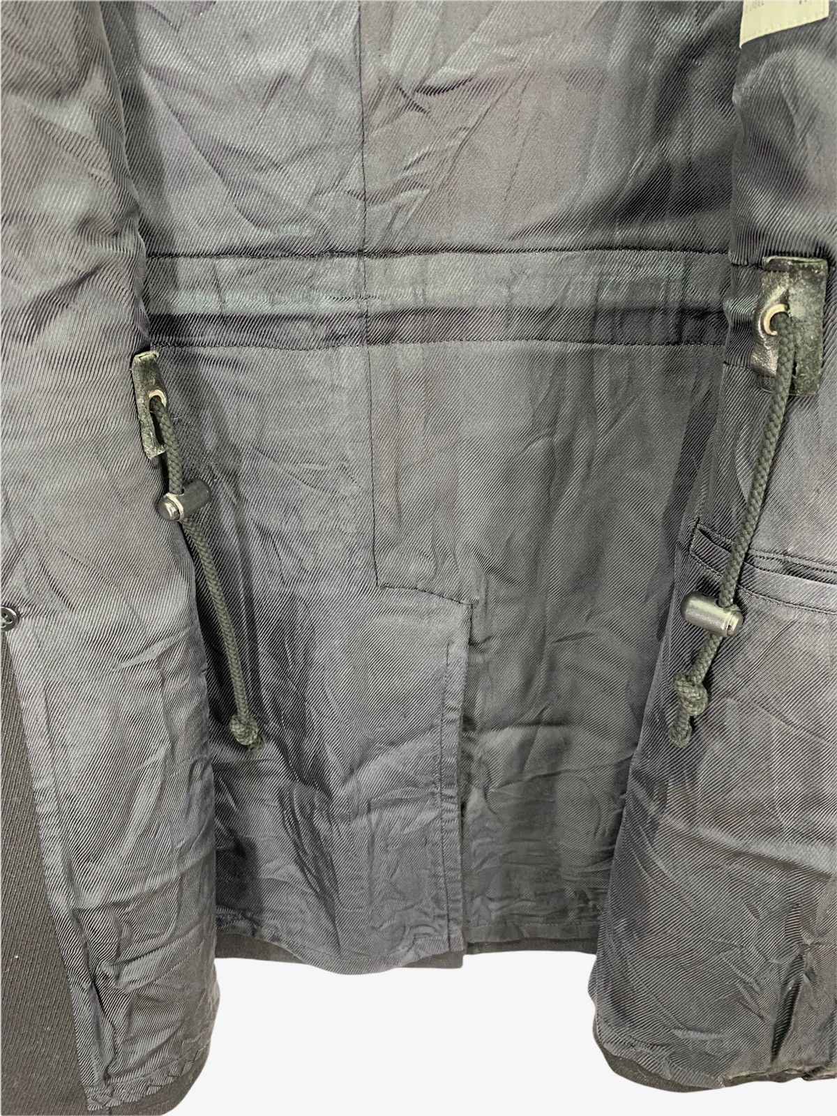 Yohji Yamamoto Vintage Yohji Yamamoto Japanese Brand Black Heavy Coat Size US M / EU 48-50 / 2 - 12 Thumbnail