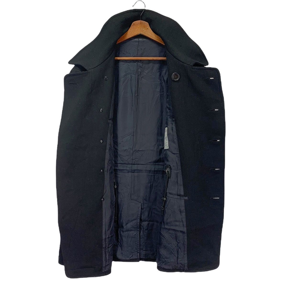 Yohji Yamamoto Vintage Yohji Yamamoto Japanese Brand Black Heavy Coat Size US M / EU 48-50 / 2 - 10 Thumbnail