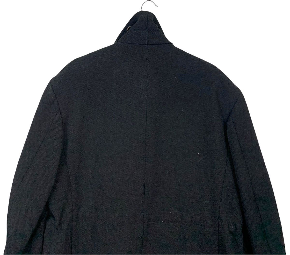 Yohji Yamamoto Vintage Yohji Yamamoto Japanese Brand Black Heavy Coat Size US M / EU 48-50 / 2 - 17 Thumbnail