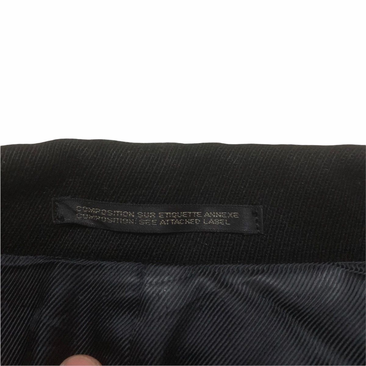 Yohji Yamamoto Vintage Yohji Yamamoto Japanese Brand Black Heavy Coat Size US M / EU 48-50 / 2 - 8 Thumbnail