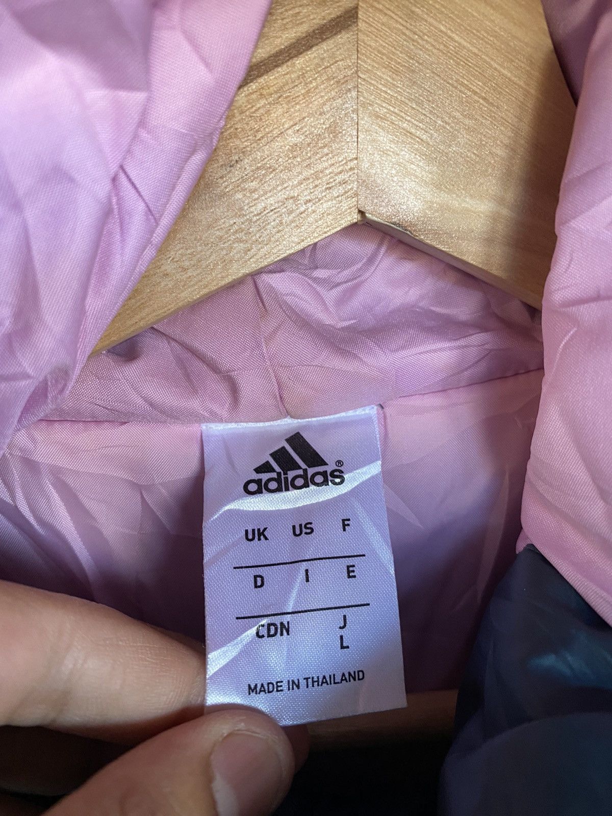 Adidas × Vintage Vintage adidas long jacket puffer parka raincoat Size US L / EU 52-54 / 3 - 3 Thumbnail