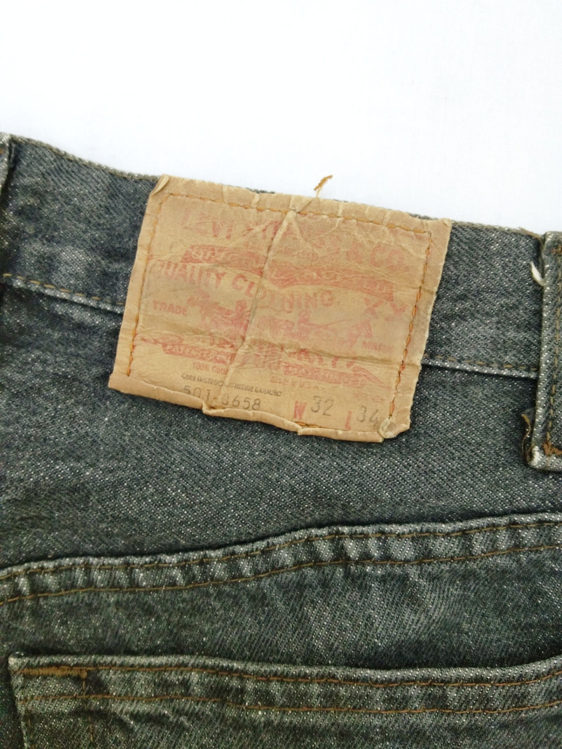 Levi's 80s Vintage Levi's 501 Made In USA Ripped Jeans 31x33 Size US 31 - 3 Thumbnail