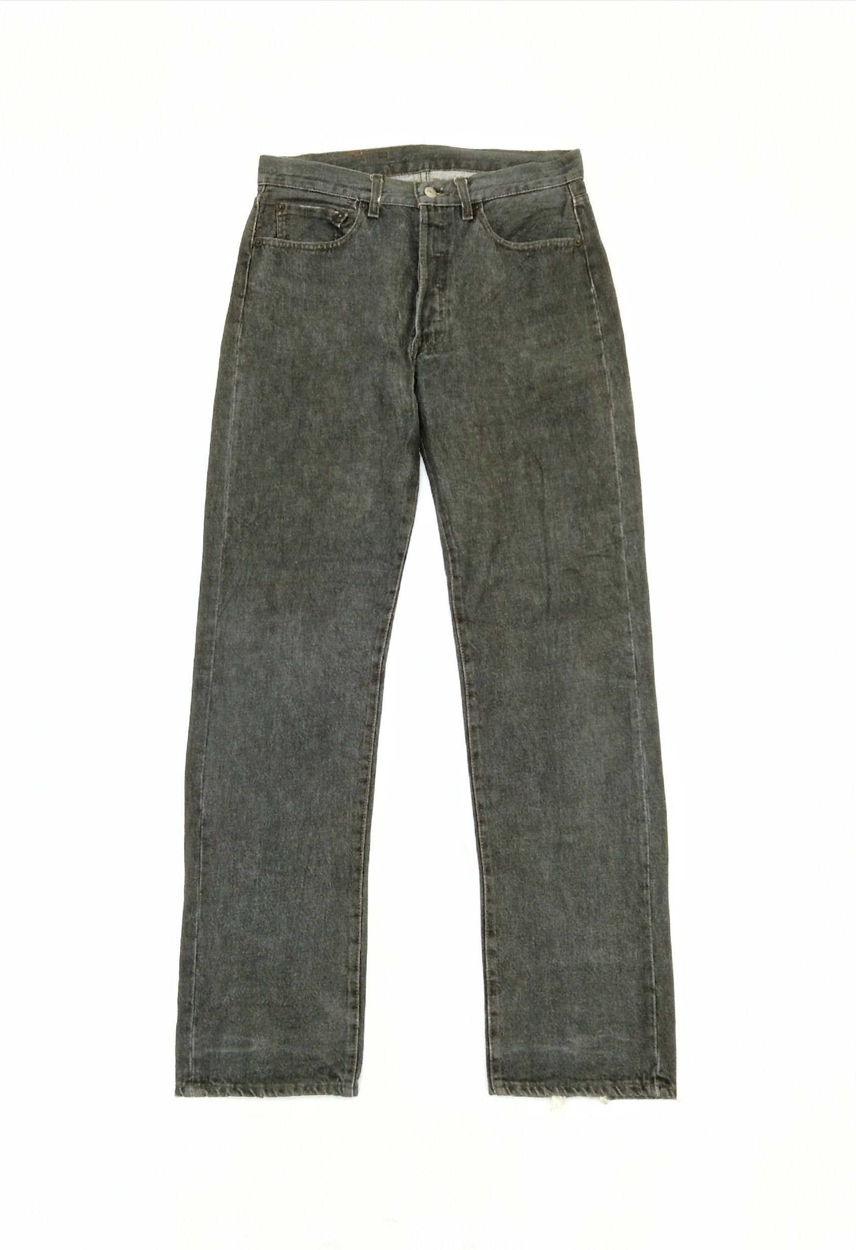 Levi's 80s Vintage Levi's 501 Made In USA Ripped Jeans 31x33 Size US 31 - 1 Thumbnail
