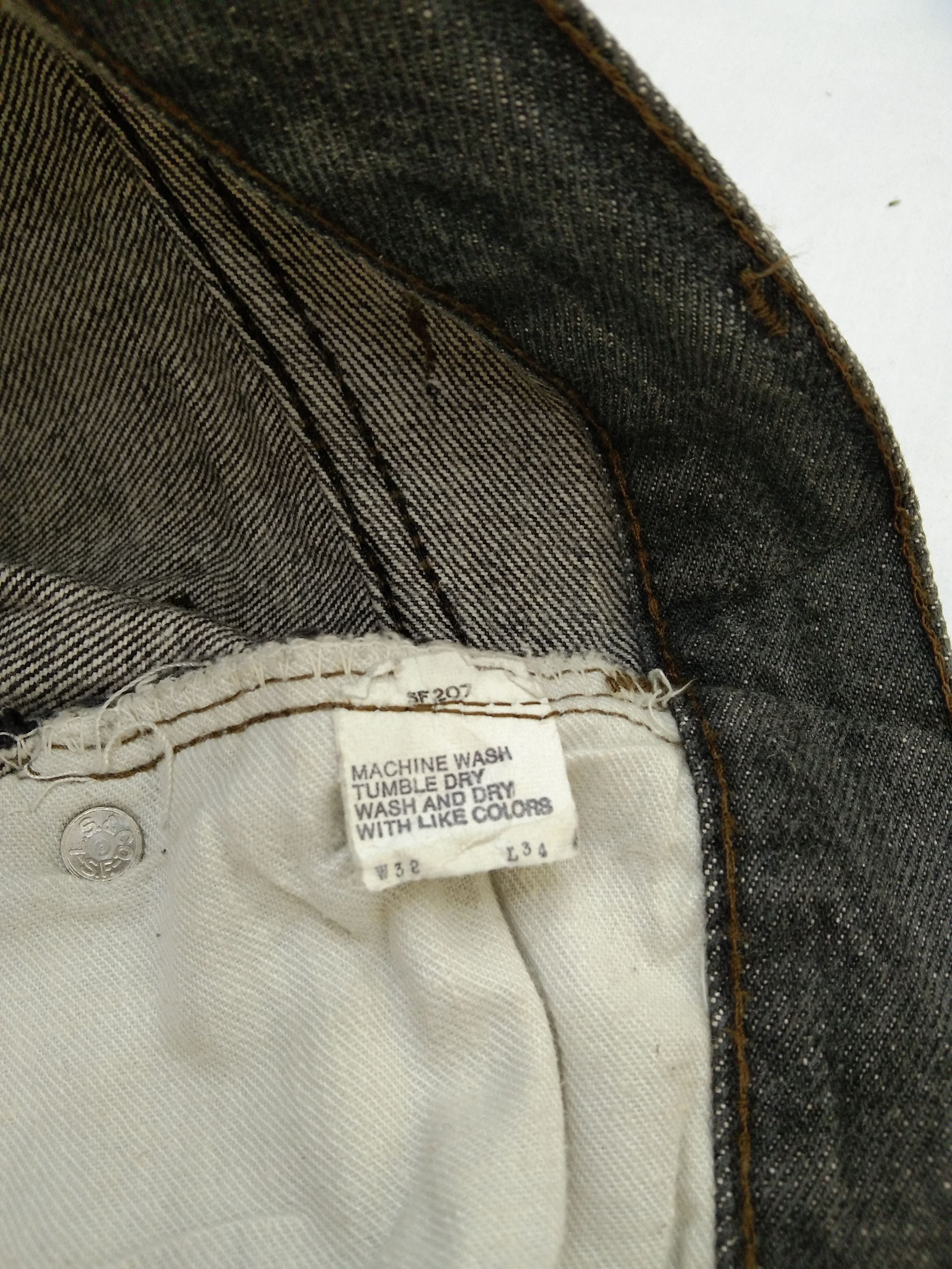 Levi's 80s Vintage Levi's 501 Made In USA Ripped Jeans 31x33 Size US 31 - 9 Thumbnail