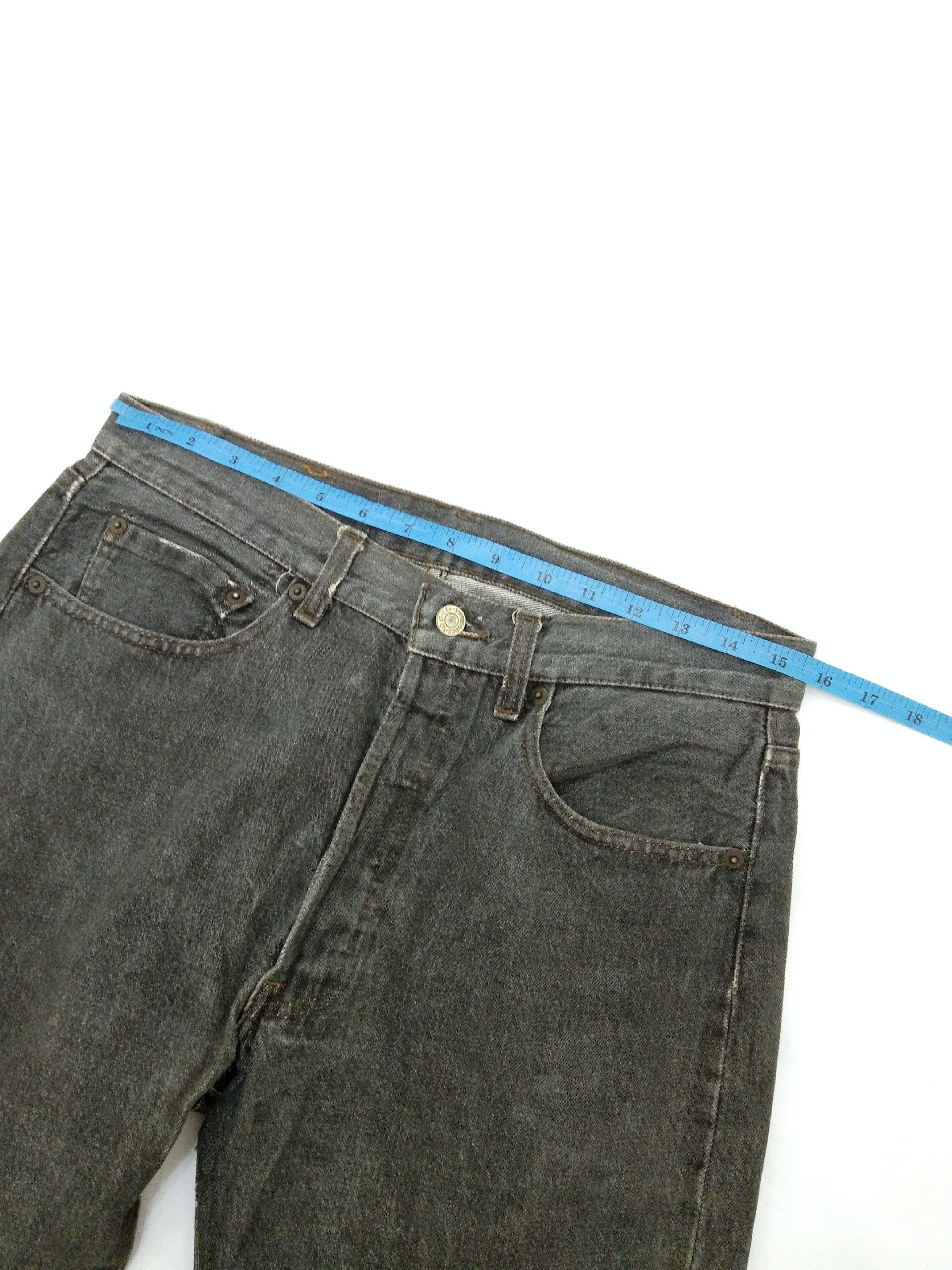 Levi's 80s Vintage Levi's 501 Made In USA Ripped Jeans 31x33 Size US 31 - 6 Thumbnail