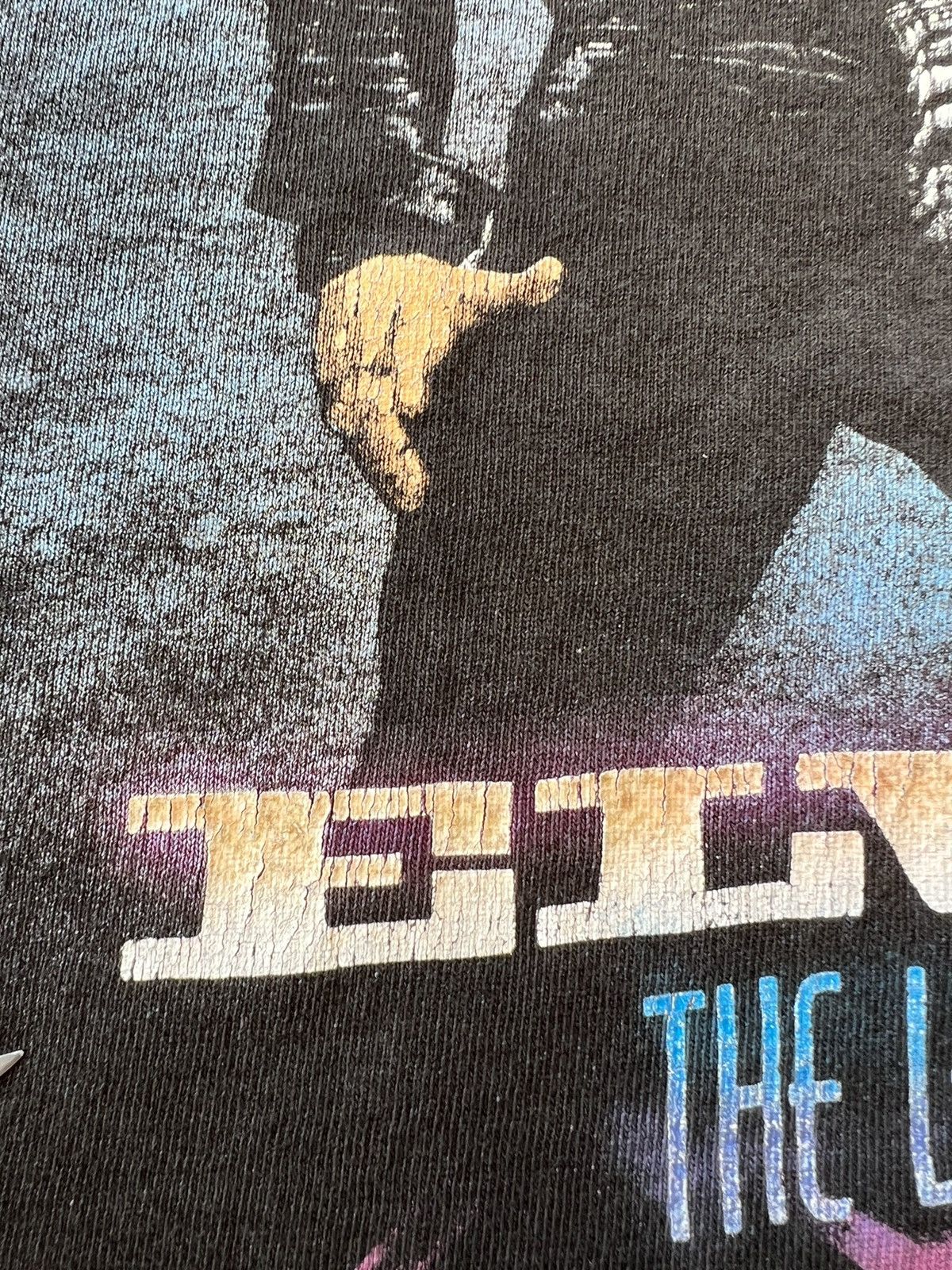 Band Tees Vintage 90s Elvis Presley The Legend Faded Black Tee Size US L / EU 52-54 / 3 - 8 Thumbnail