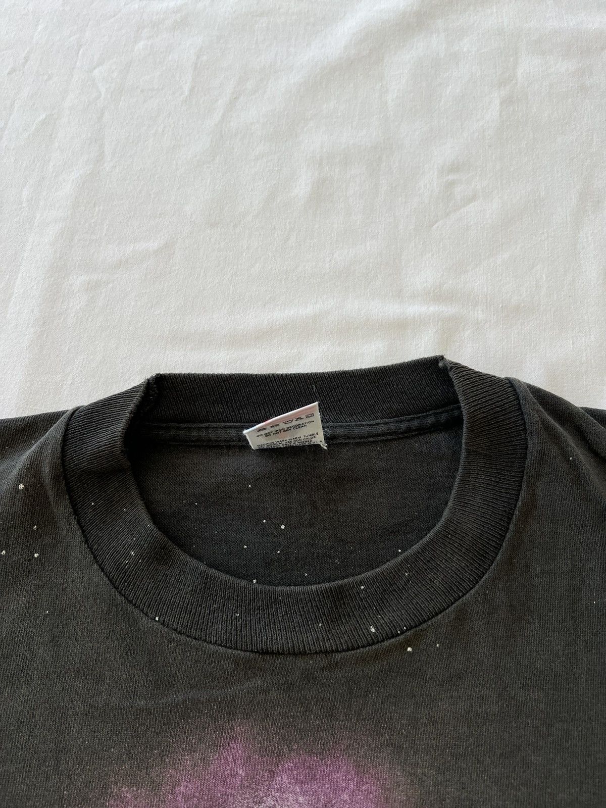 Band Tees Vintage 90s Elvis Presley The Legend Faded Black Tee Size US L / EU 52-54 / 3 - 16 Thumbnail