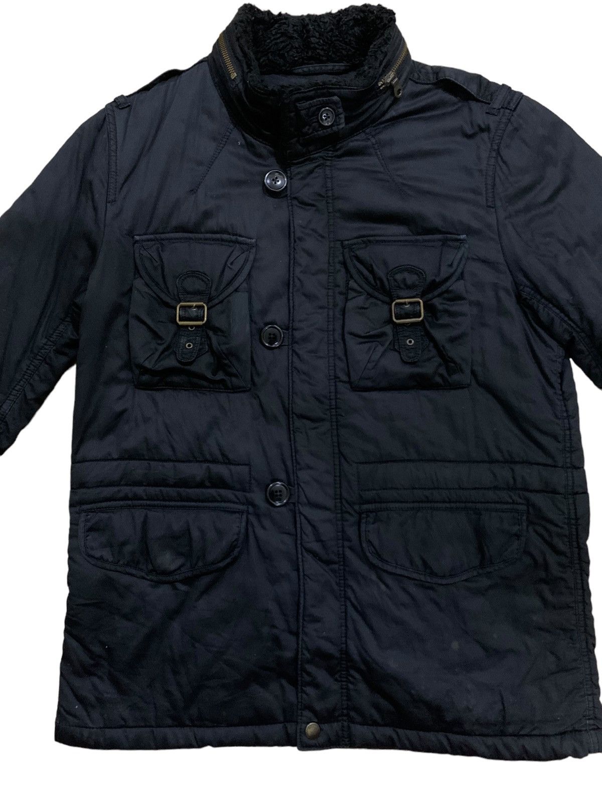 If Six Was Nine × Japanese Brand × Jun Takahashi Japanese Uniqlo Multipocket Bondage Jacket Size US M / EU 48-50 / 2 - 6 Thumbnail