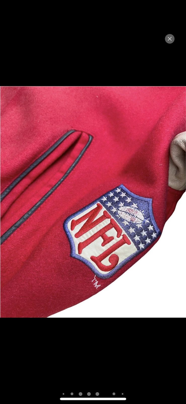 NFL San Francisco 49 ers Varsity Jacket Size US XL / EU 56 / 4 - 7 Thumbnail