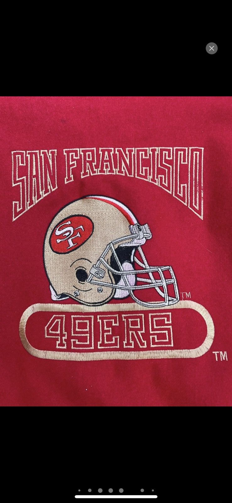 NFL San Francisco 49 ers Varsity Jacket Size US XL / EU 56 / 4 - 9 Thumbnail