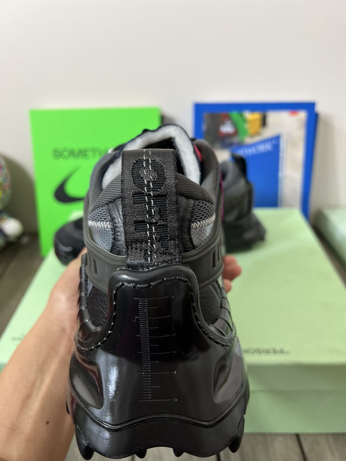 Off-White OFF-WHITE ODSY-1000 Triple Black Sneakers Size US 11.5 / EU 44-45 - 4 Thumbnail