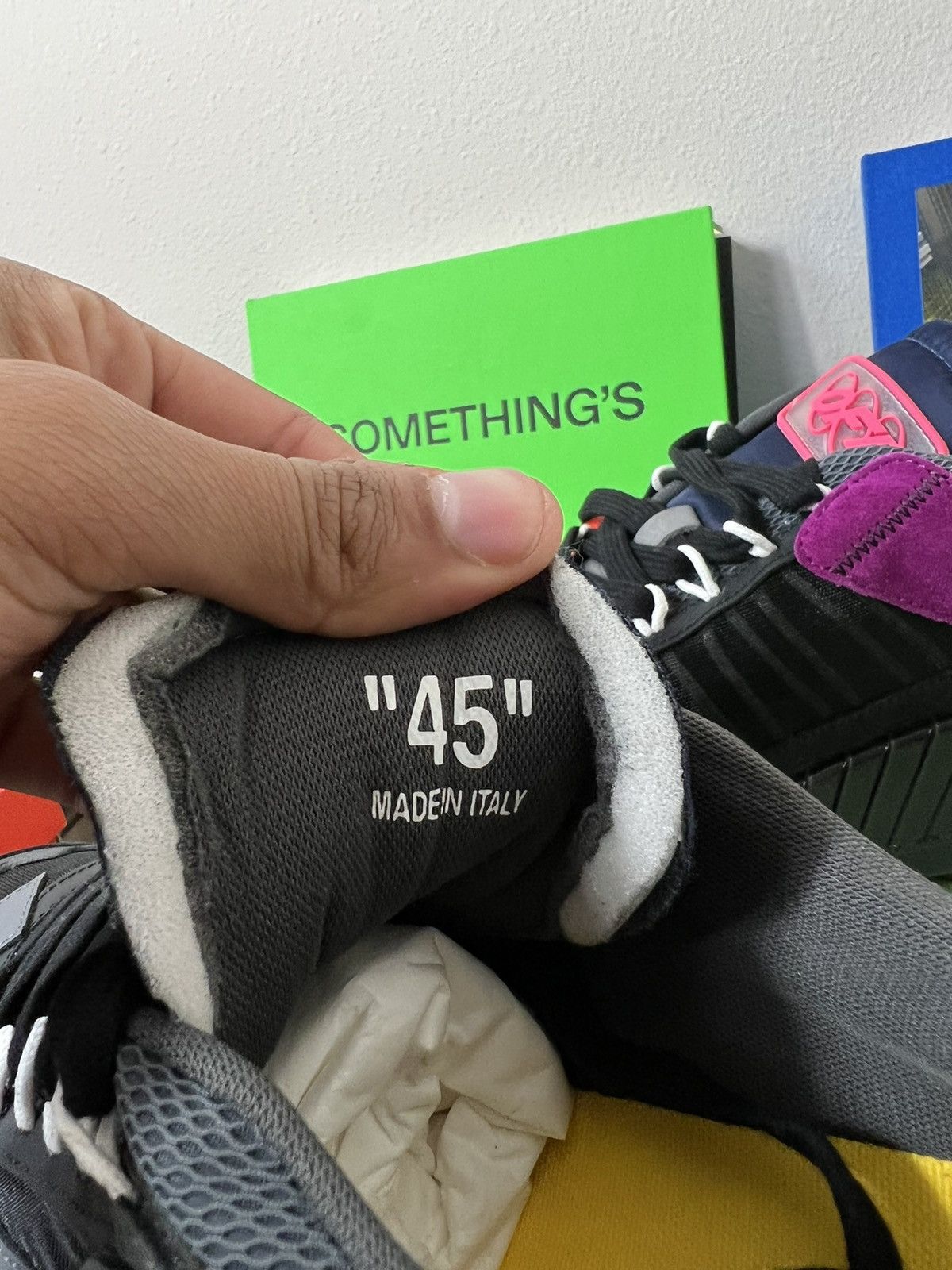 Off-White OFF-WHITE ODSY-1000 Triple Black Sneakers Size US 11.5 / EU 44-45 - 6 Thumbnail
