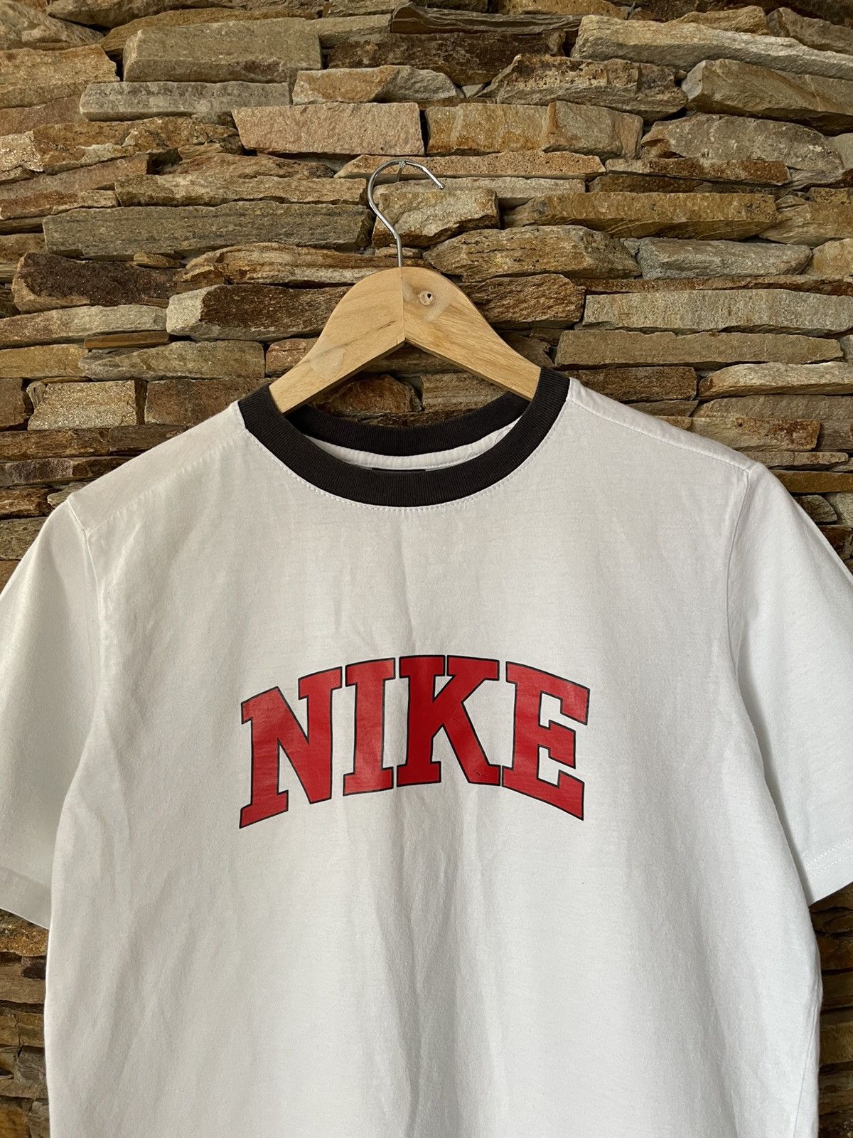 Nike × Vintage Vintage Nike Big Logo Tee Size US S / EU 44-46 / 1 - 3 Thumbnail