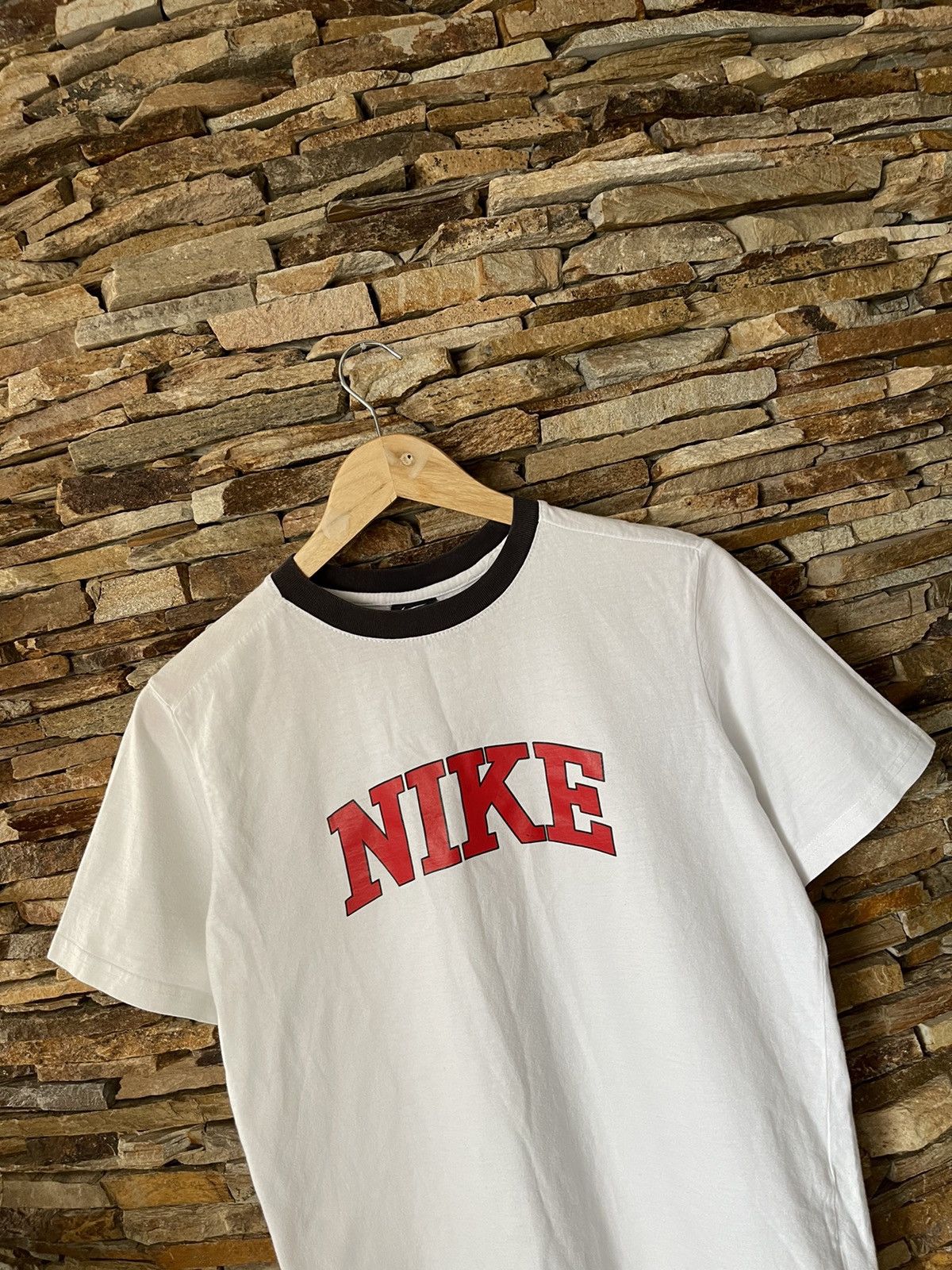 Nike × Vintage Vintage Nike Big Logo Tee Size US S / EU 44-46 / 1 - 2 Thumbnail