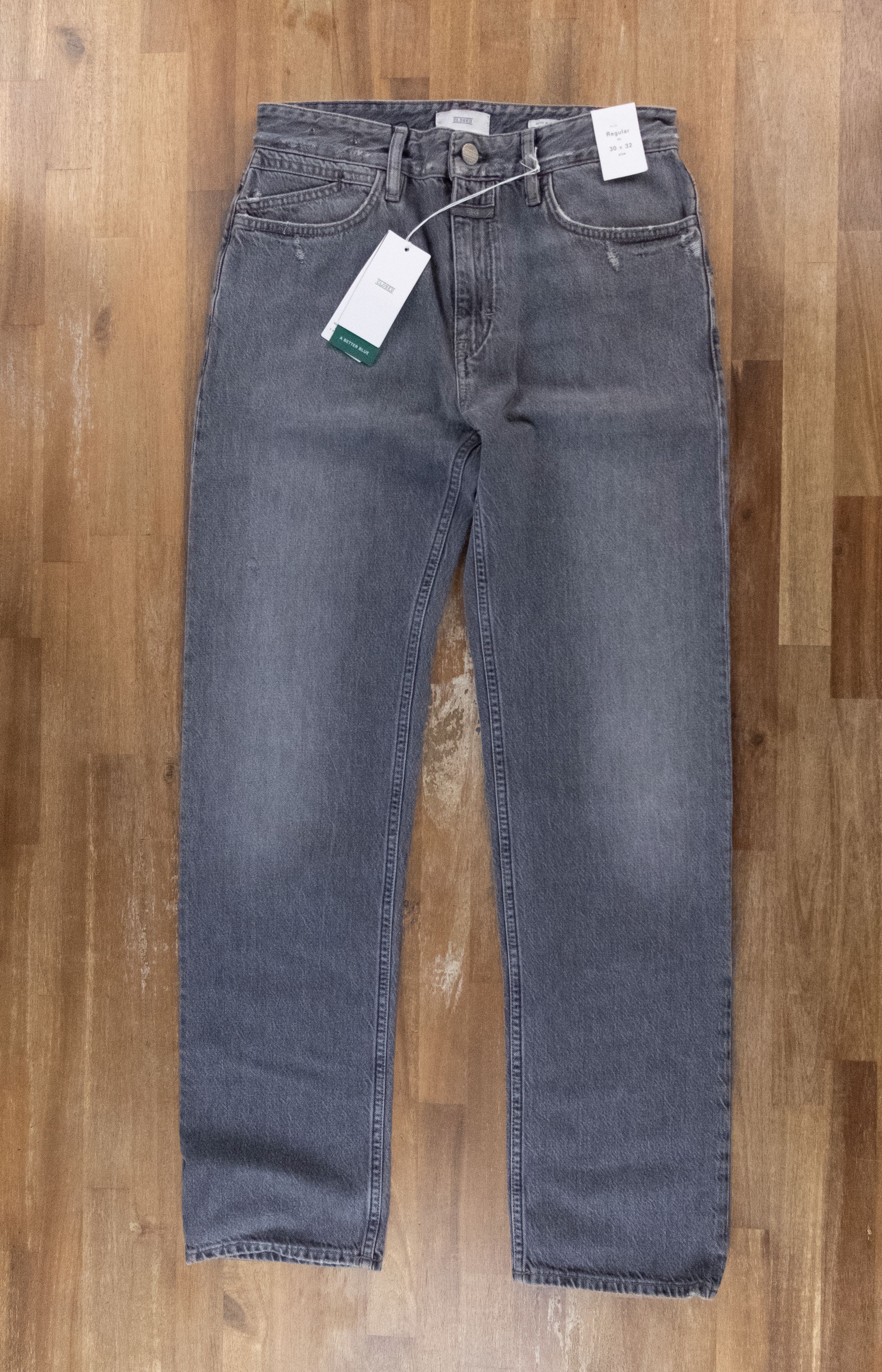 CLOSED CLOSED gray bogus straight organic cotton denim jeans 30 US Size US 30 / EU 46 - 1 Thumbnail