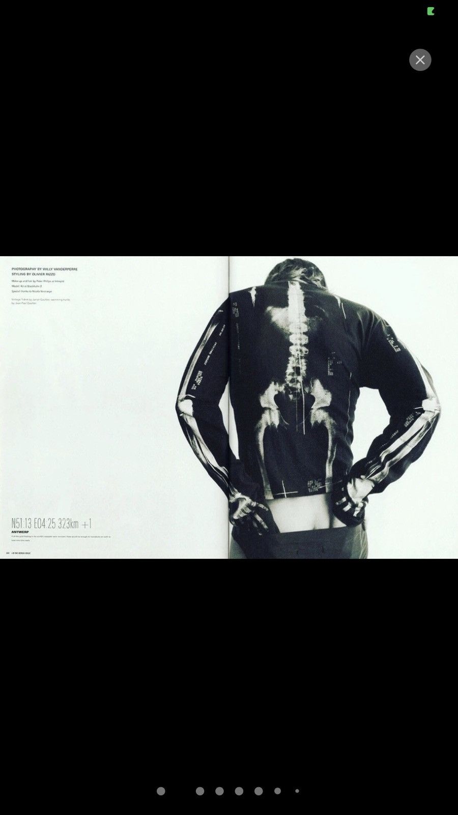 Jean Paul Gaultier 1990 ICONIC JEAN PAUL GAUILTER X RAY Size US M / EU 48-50 / 2 - 22 Thumbnail