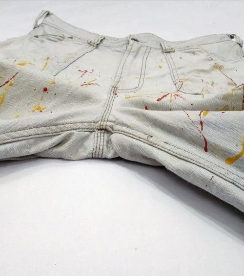 Japanese Brand Evenriver Double Knee Custom Painter Distressed Jeans Cargo Size US 31 - 8 Thumbnail