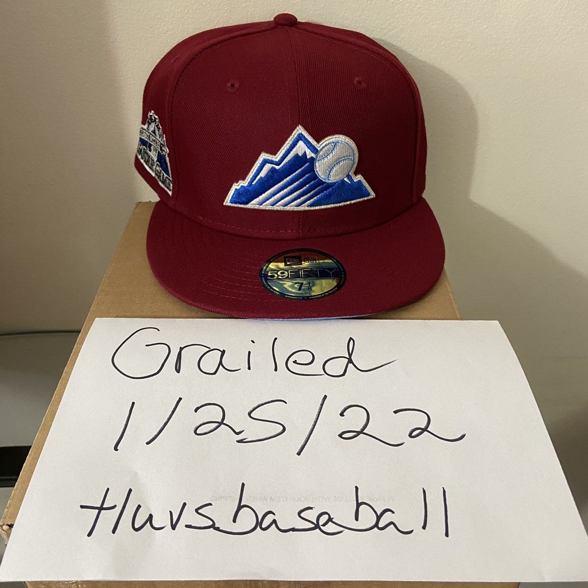 New Era Topperz Colorado Rockies Color Flip Edition 5950 Size 7 1/8 Size ONE SIZE - 10 Thumbnail