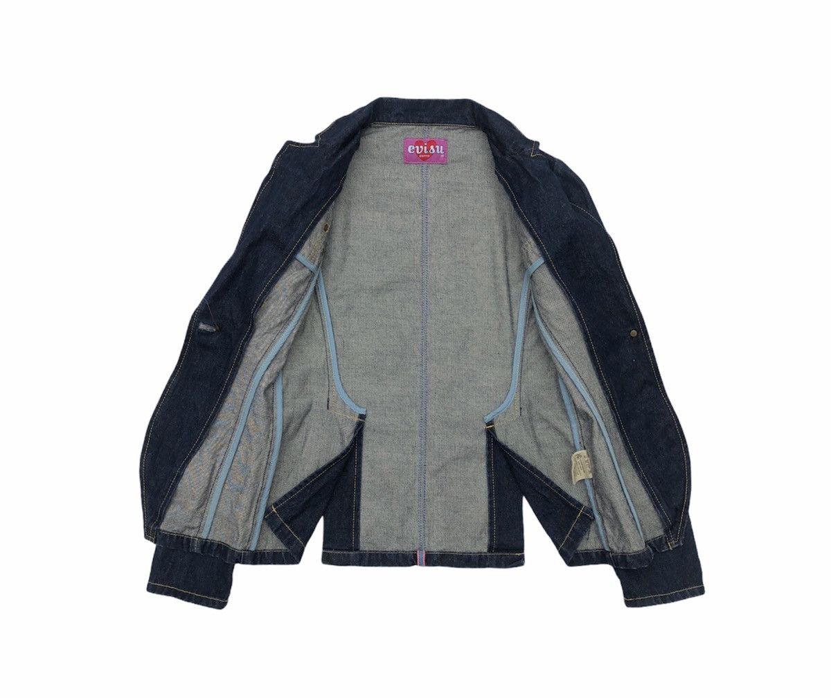 Evisu Evisu Donna Denim Women Jacket Size S / US 4 / IT 40 - 2 Thumbnail