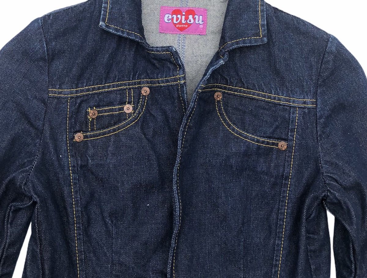 Evisu Evisu Donna Denim Women Jacket Size S / US 4 / IT 40 - 4 Thumbnail