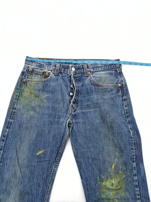 Levi's Vintage Levi's 501 Painter Straight Leg Distressed Jeans Size US 32 / EU 48 - 5 Thumbnail