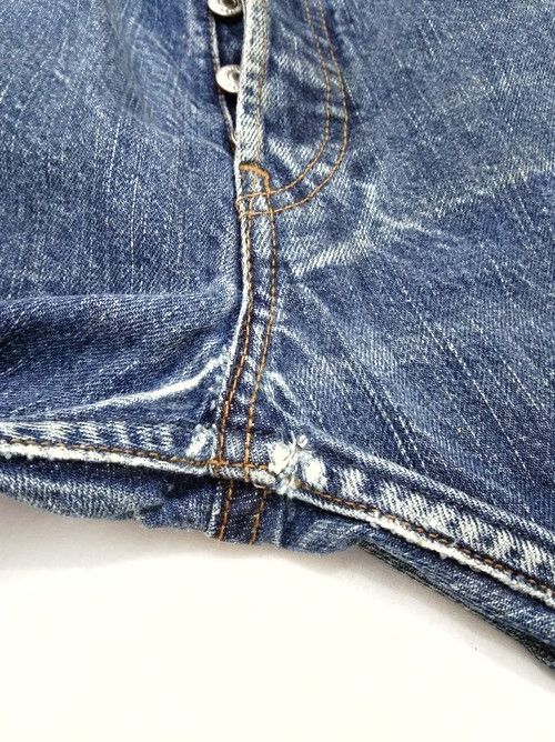 Levi's Vintage Levi's 501 Painter Straight Leg Distressed Jeans Size US 32 / EU 48 - 6 Thumbnail