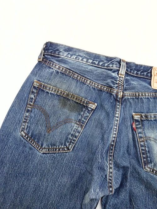 Levi's Vintage Levi's 501 Painter Straight Leg Distressed Jeans Size US 32 / EU 48 - 4 Thumbnail