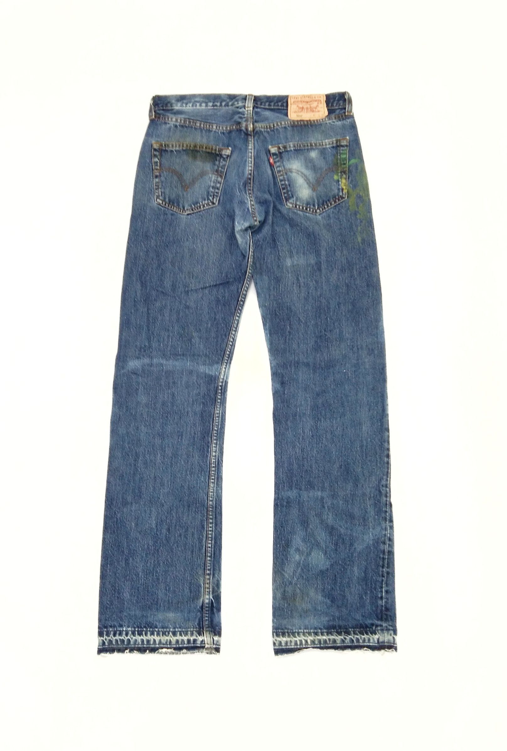 Levi's Vintage Levi's 501 Painter Straight Leg Distressed Jeans Size US 32 / EU 48 - 2 Thumbnail