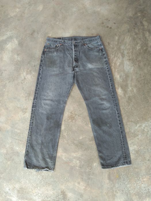 36x30 Vintage Levis 501 Distressed Jeans