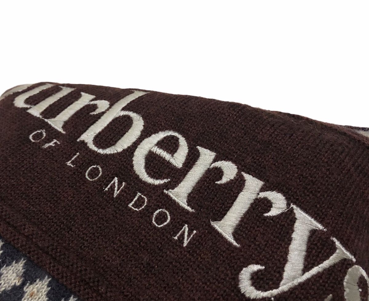Burberry VTG Burberrys Embroidered Knitwear Pure New Wool Sweatshirt Size US L / EU 52-54 / 3 - 8 Thumbnail