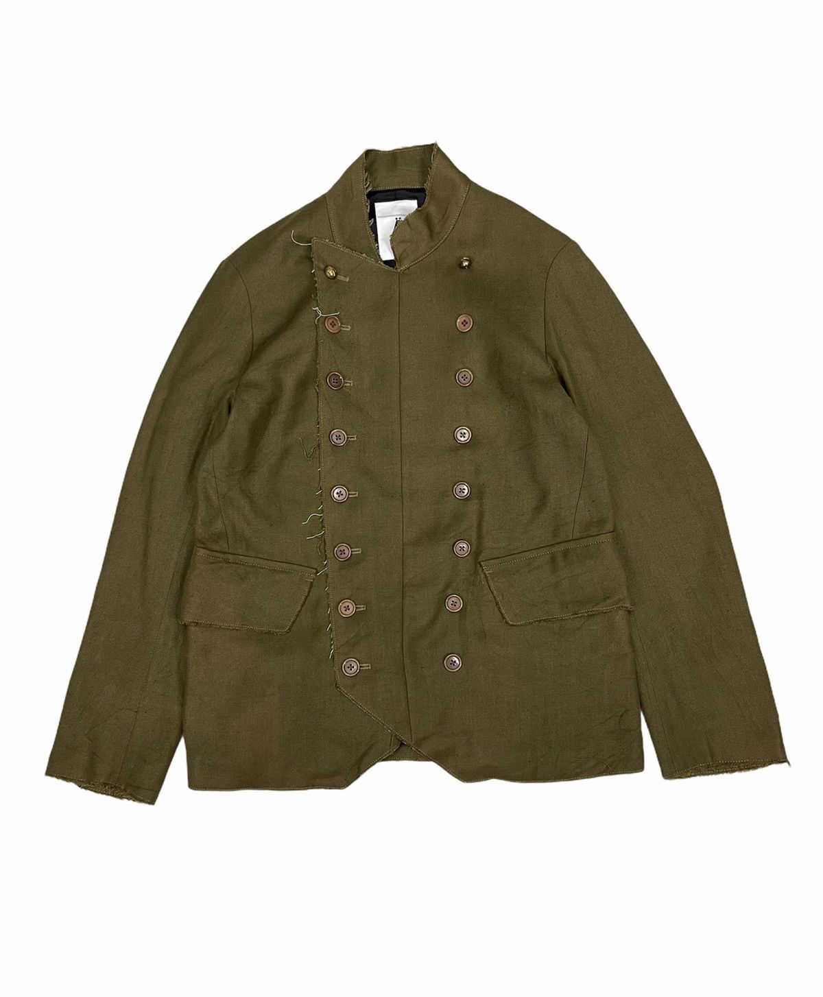 *A VONTADE A VONTADE Double Breasted Unfinished Reconstruct Jacket Size US M / EU 48-50 / 2 - 1 Thumbnail