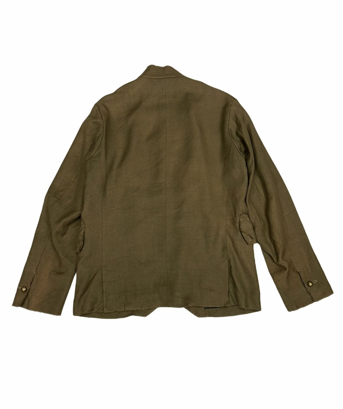 *A VONTADE A VONTADE Double Breasted Unfinished Reconstruct Jacket Size US M / EU 48-50 / 2 - 2 Thumbnail
