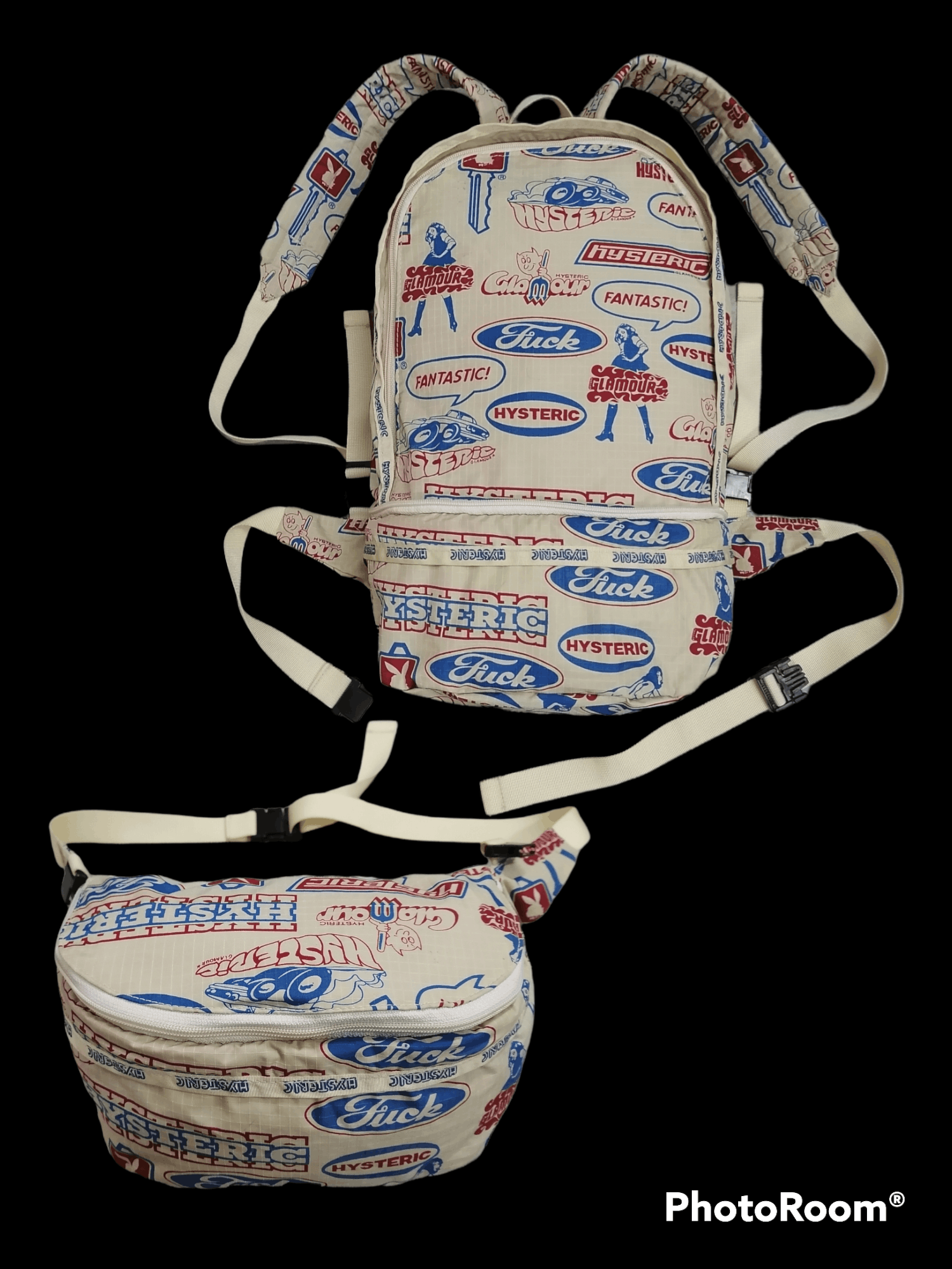 Hysteric Glamour × Japanese Brand 🔥2 In 1 Bagpack / Waist bag Hysteric Glamour Size ONE SIZE - 1 Thumbnail