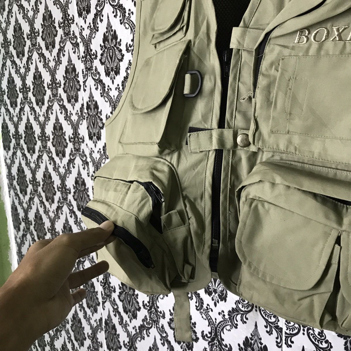 Japanese Brand RARE BOXE FISHING MESH TACTICAL MULTIPOCKET NICE DESIGN Size US M / EU 48-50 / 2 - 4 Thumbnail