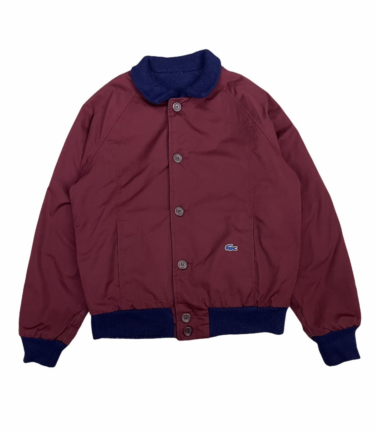 Lacoste LACOSTE REVERSIBLE KNIT BOMBER JACKET Size US L / EU 52-54 / 3 - 1 Thumbnail