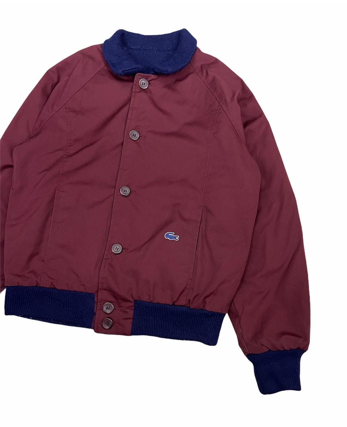 Lacoste LACOSTE REVERSIBLE KNIT BOMBER JACKET Size US L / EU 52-54 / 3 - 4 Thumbnail