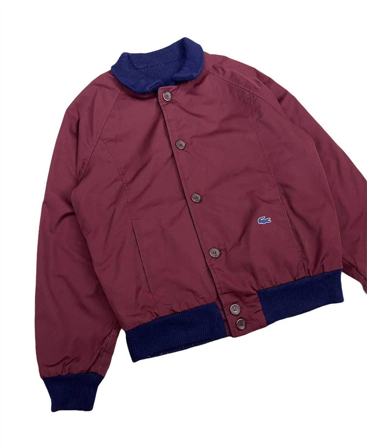 Lacoste LACOSTE REVERSIBLE KNIT BOMBER JACKET Size US L / EU 52-54 / 3 - 5 Thumbnail