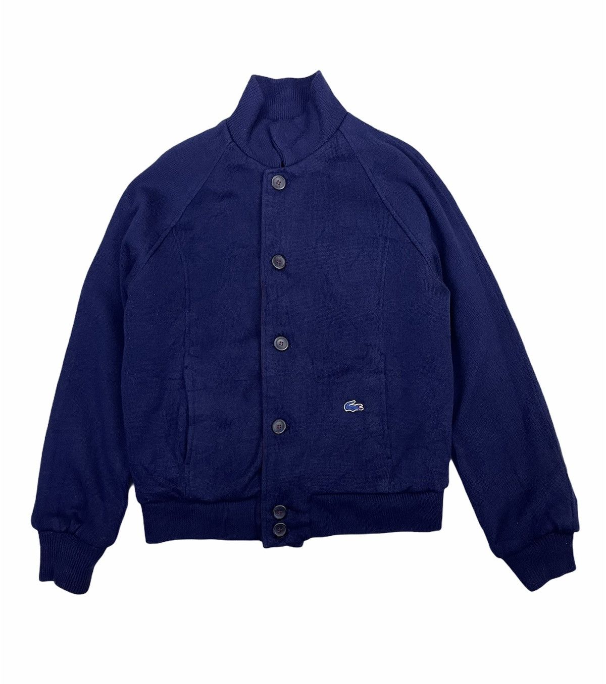 Lacoste LACOSTE REVERSIBLE KNIT BOMBER JACKET Size US L / EU 52-54 / 3 - 2 Thumbnail